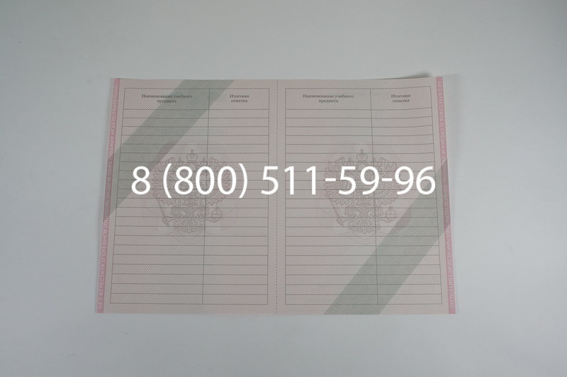 Аттестат за 11 класс 2011-2013 годов в Омске