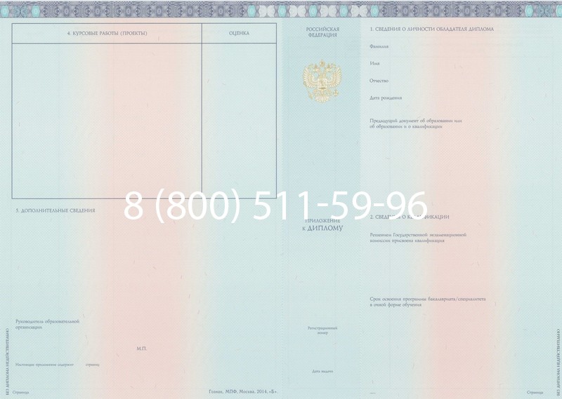 Заказать Диплом бакалавра 2014-2026 года в Омске