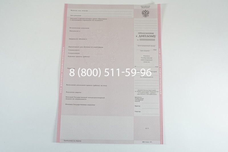 Диплом колледжа 1997-2002 годов в Омске