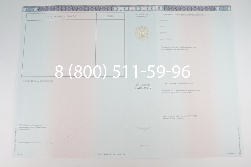 Диплом магистра 2014-2026 года в Омске