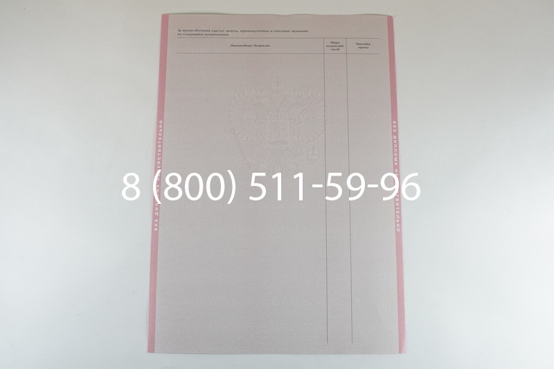 Диплом о среднем образовании 2003-2006 годов в Омске