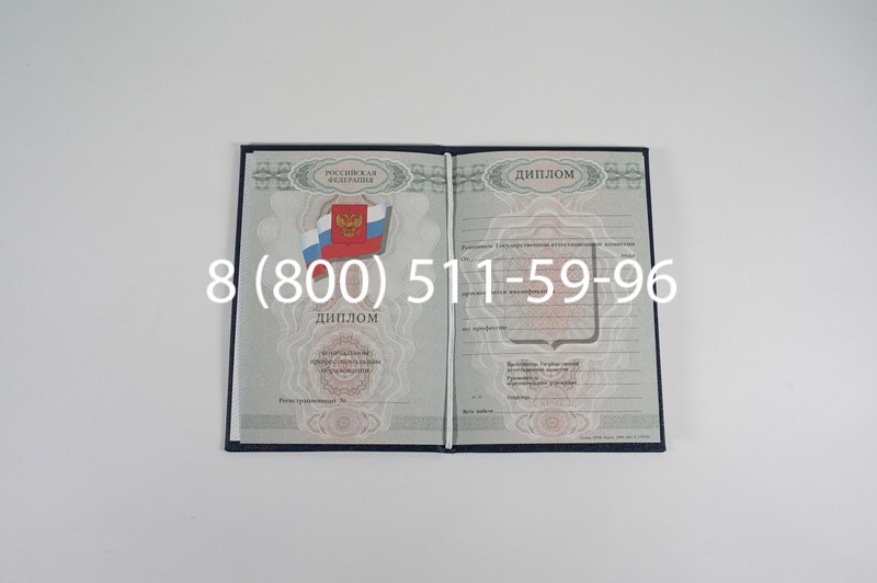 Диплом ПТУ 2007-2010 годов в Омске