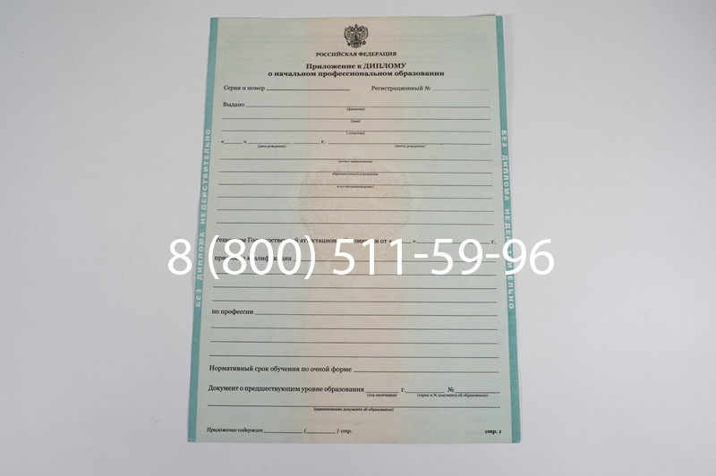 Диплом ПТУ 2014-2026 года в Омске