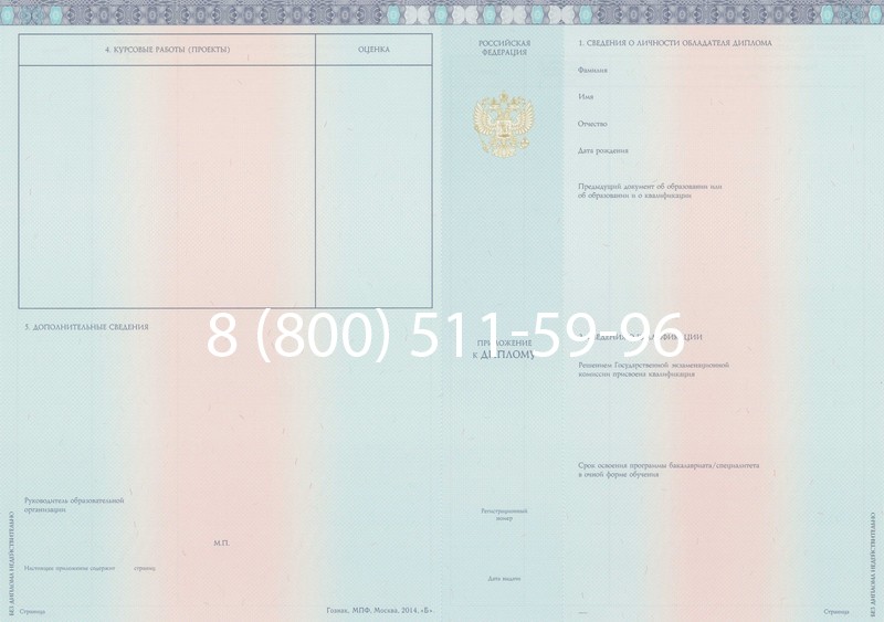 Заказать Диплом специалиста 2014-2026 года в Омске