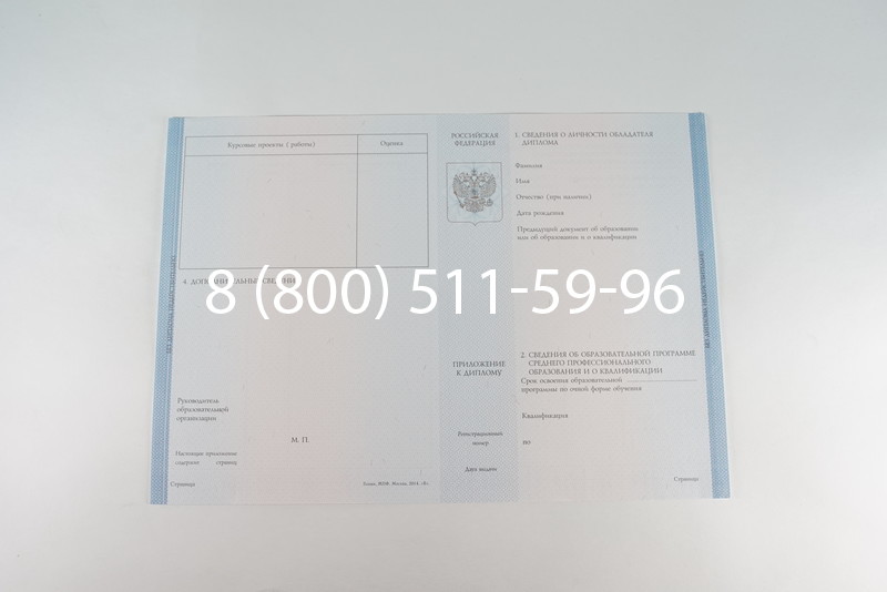 Диплом техникума 2014-2026 года в Омске