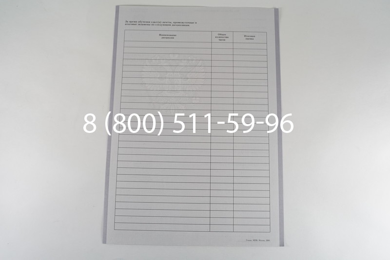 Диплом техникума 2007-2010 годов в Омске