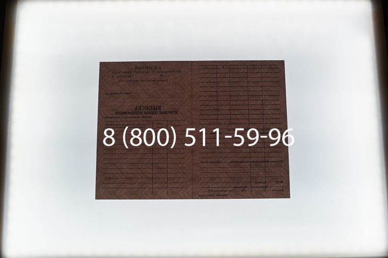 Заказать Диплом училища 1995-2006 годов в Омске