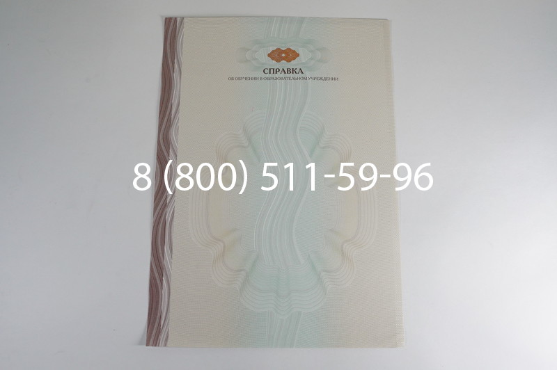 Заказать Справка об обучении в Омске