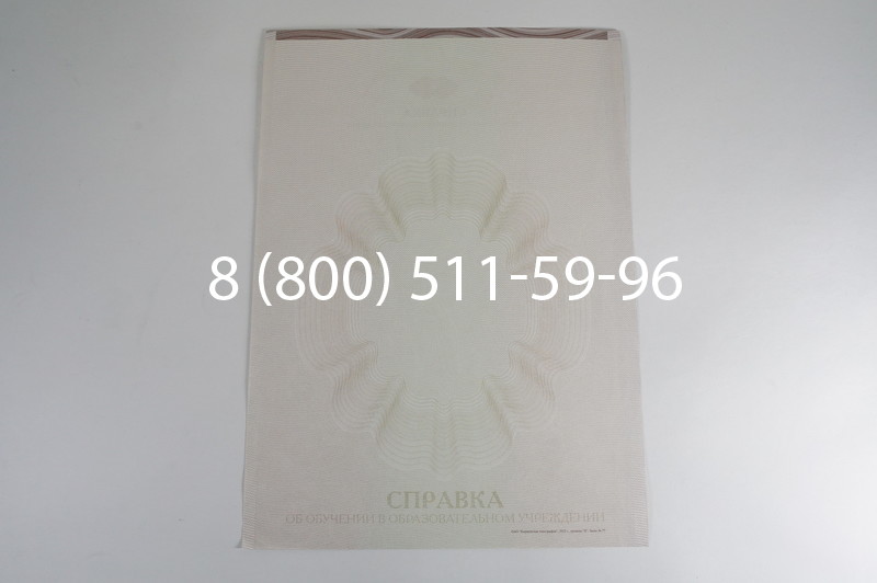 Заказать Справка об обучении в Омске